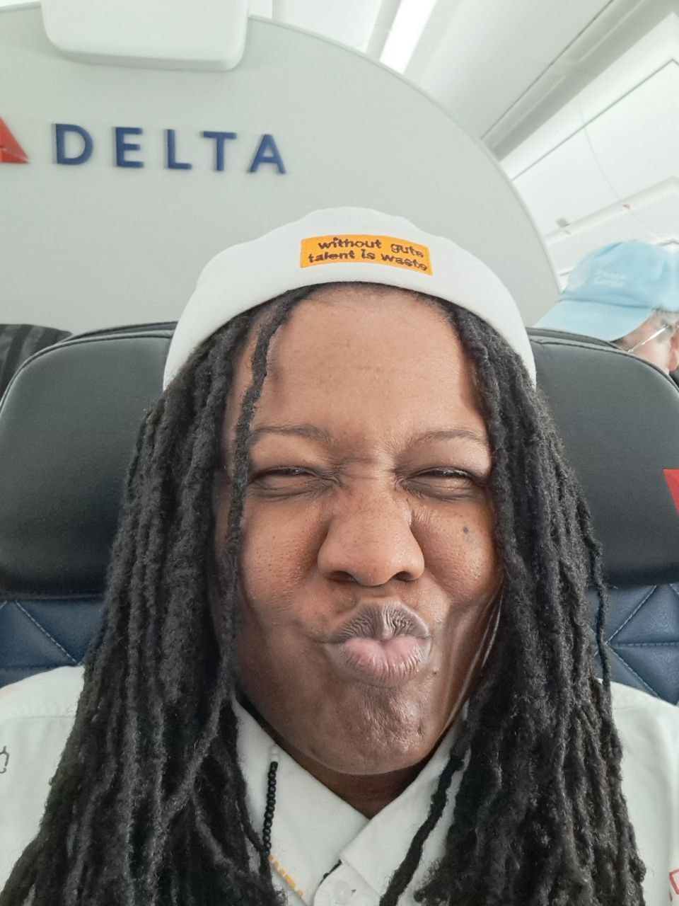On the Delta flight